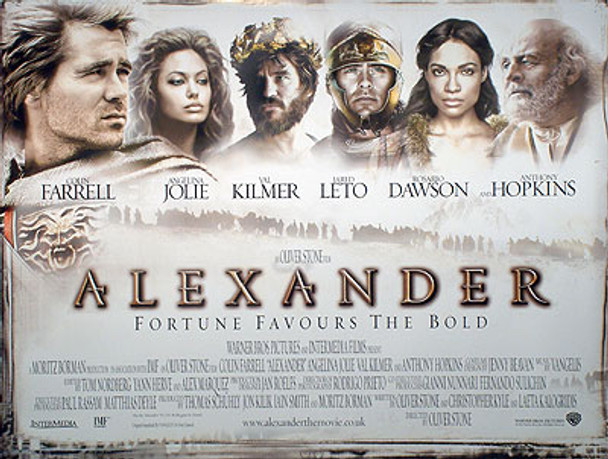 Cartel de cine original de Alexander (doble cara)