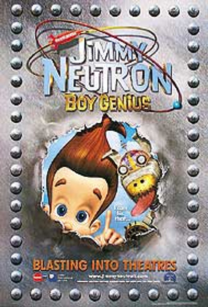 JIMMY NEUTRON BOY GENIUS! (Advance) ORIGINAL CINEMA POSTER