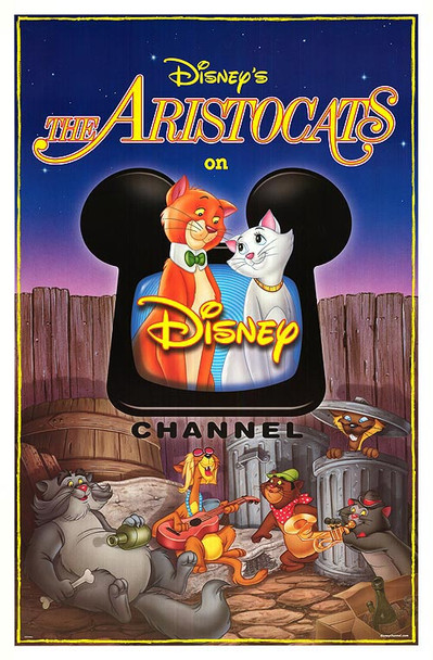 THE ARISTOCATS ORIGINAL CINEMA POSTER