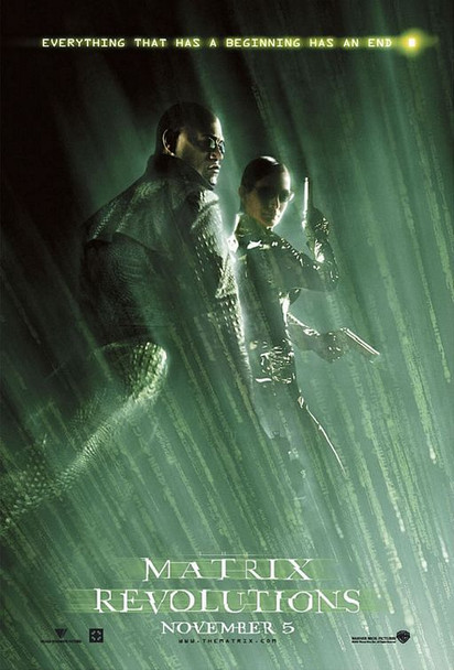 THE MATRIX REVOLUTIONS (Double Sided Style B) ORIGINAL CINEMA POSTER