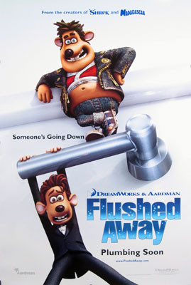 FLUSHED AWAY (Double Sided Advance) ポスター Starstills.com で映画