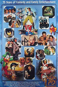 WARNER BROS 75TH ANNIVERSARY (Video) ORIGINAL VIDEO/DVD AD POSTER