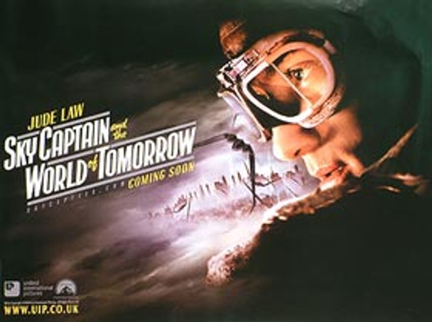 SKY CAPTAIN AND THE WORLD OF TOMORROW (Advance Jude) ORIGINAL CINEMA POSTER