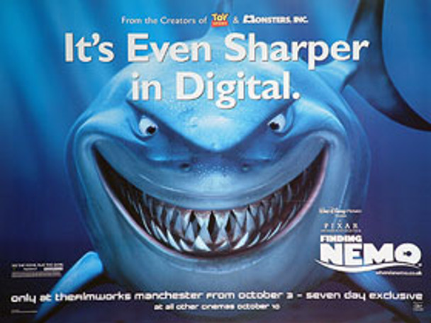 FINDING NEMO (Sharper) ORIGINAL CINEMA POSTER