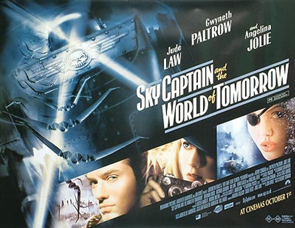 SKY CAPTAIN AND THE WORLD OF TOMORROW (DOUBLE SIDED) ORIGINAL CINEMA POSTER