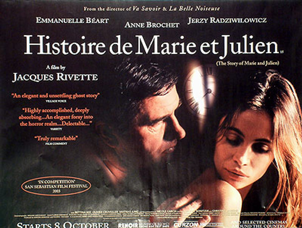 Cartel de cine original Histoire de marie et julien