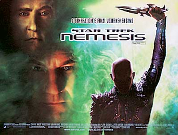 STAR TREK NEMESIS (Double sided) ORIGINAL CINEMA POSTER