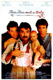 THREE MEN AND A BABY ORIGINAL CINEMA POSTER