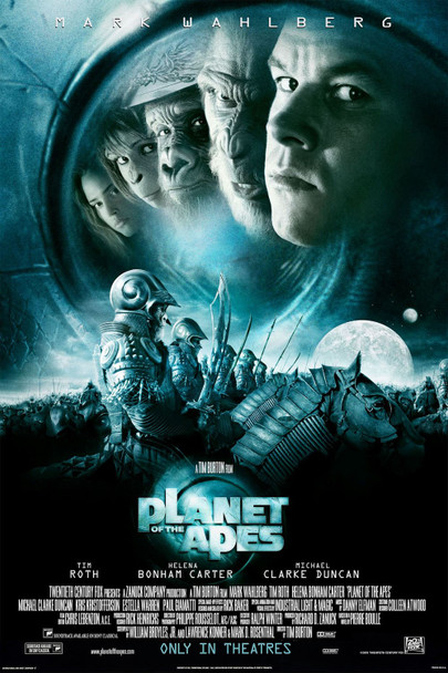 PLANET OF THE APES 2001 (Style C) ORIGINAL CINEMA POSTER