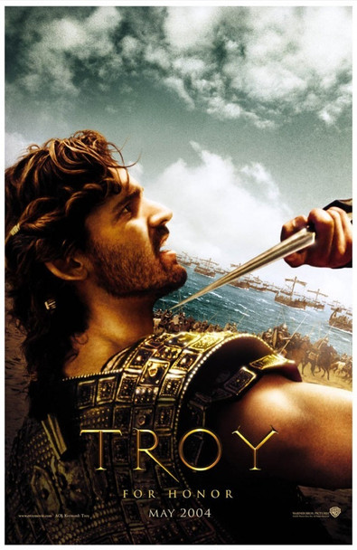 Troy (enkeltsidet avanceret - eric bana) (uv-belagt/højglans) original biografplakat