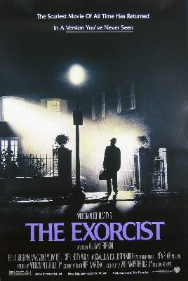THE EXORCIST (Double Sided Re-release) ORIGINAL CINEMA POSTER