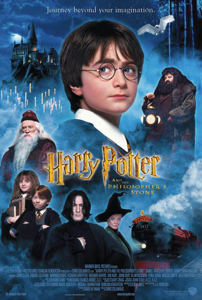 Harry Potter Og De Vises Sten (International) Original biografplakat