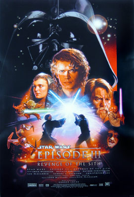 STAR WARS: EPISODE 3 - REVENGE OF THE SITH (DS REG A) REPRINT CINEMA POSTER