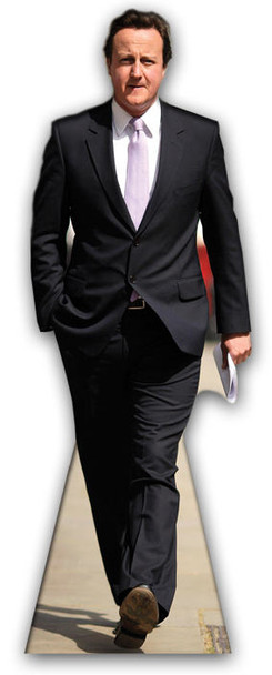 David Cameron - Lifesize Cardboard Cutout / Standee
