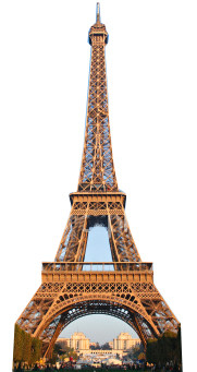 Eiffel Tower - Lifesize Cardboard Cutout / Standee