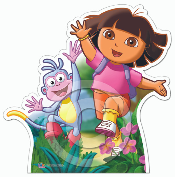 Dora the Explorer and Boots Cardboard Cutout