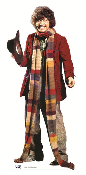 The 4th Doctor Tom Baker Classic Cutout