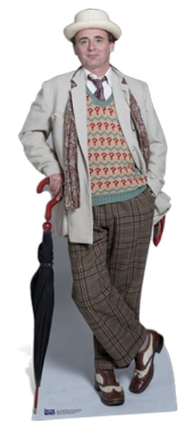 Sylvestor McCoy Doctor Who cutout