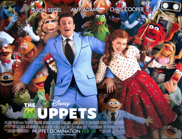 De muppets poster dubbelzijdig regulier (2012) originele bioscoopposter