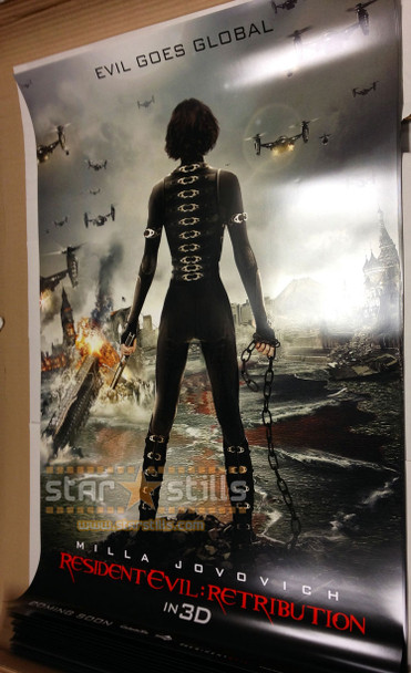 RESIDENT EVIL RETRIBUTION Poster