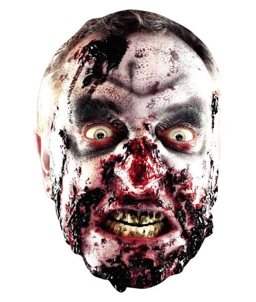 Máscara facial de zombie para halloween