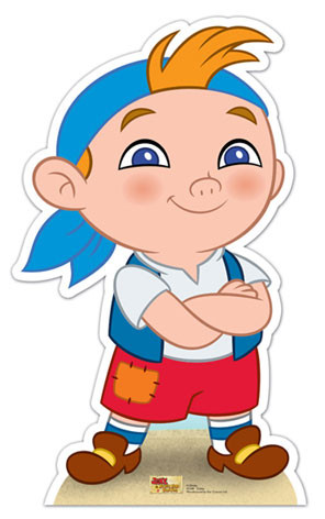 Cubby Lifesize Cardboard Cutout / Standee- Jake and the Neverland Pirates