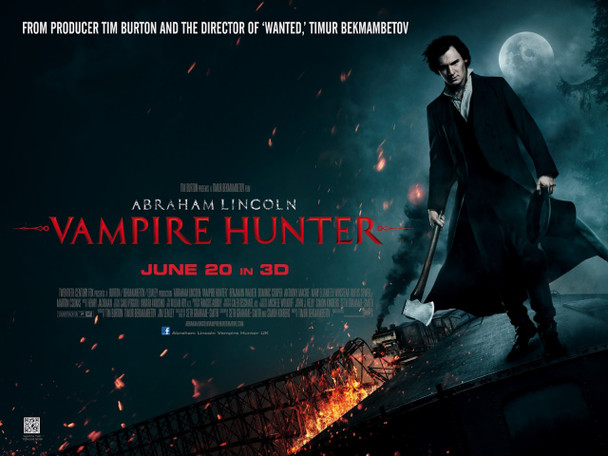 ABRAHAM LINCOLN VAMPIRE HUNTER Poster (Quad)