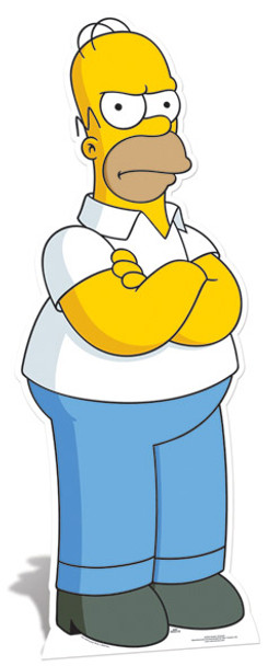 Homer Simpson cutout