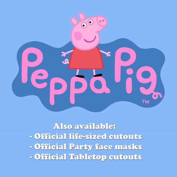 Peppa Pig kort fest ansigtsmaske