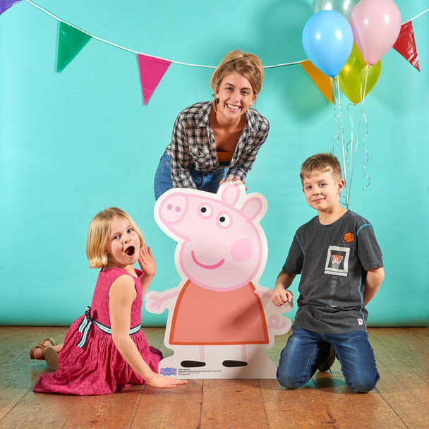 Peppa Pig kaartfeest gezichtsmasker