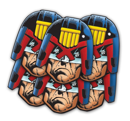 Judge Dredd Face Mask Set of 6