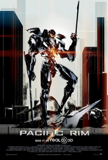 PACIFIC RIM Poster Rare Exlusive Yoji Shinkawa Artwork