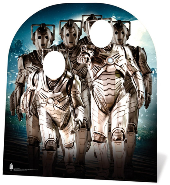 Cyberman Army Child Size Doctor Who Pap Cutout Stand-in