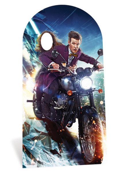 The Doctor and Clara Oswald Doctor Who Lifesize Cardboard Cutout Stand-in