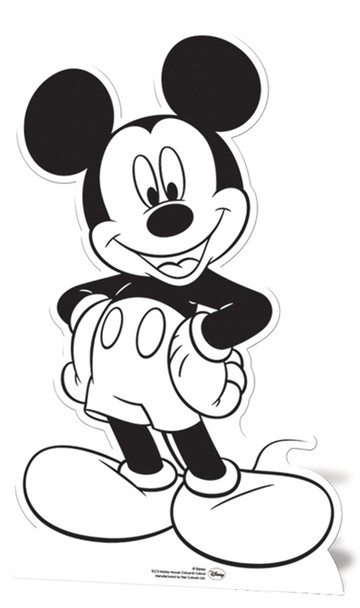 Mickey Mouse Colorer et garder une découpe en carton