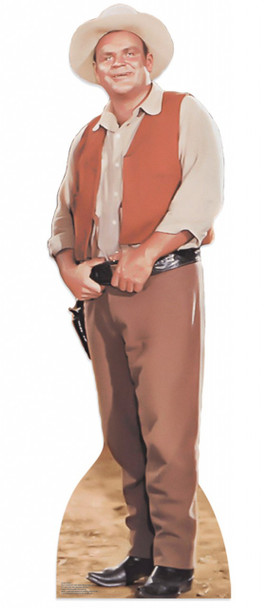 Dan Blocker som Hoss Cartwright fra Bonanza Lifesize Cardboard Cutout