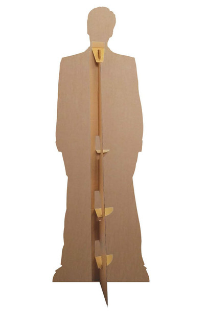 Achterkant van Elvis Presley Lifesize kartonnen uitsnede / Standee Gold Lame Tuxedo / Suit