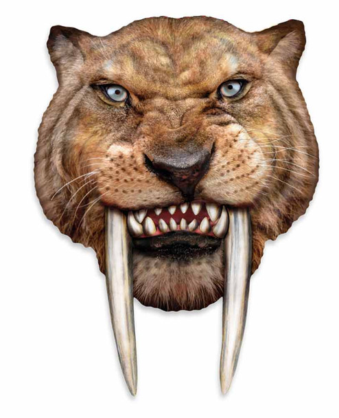 Pre-Historic Sabre Tooth Tiger Pop Out Wall Art