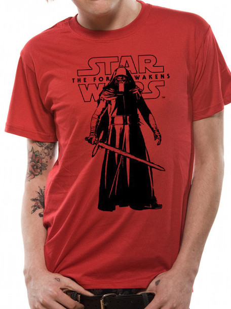 Star Wars: The Force Awakens Kylo Ren Standing Pose Official Unisex T-Shirt 