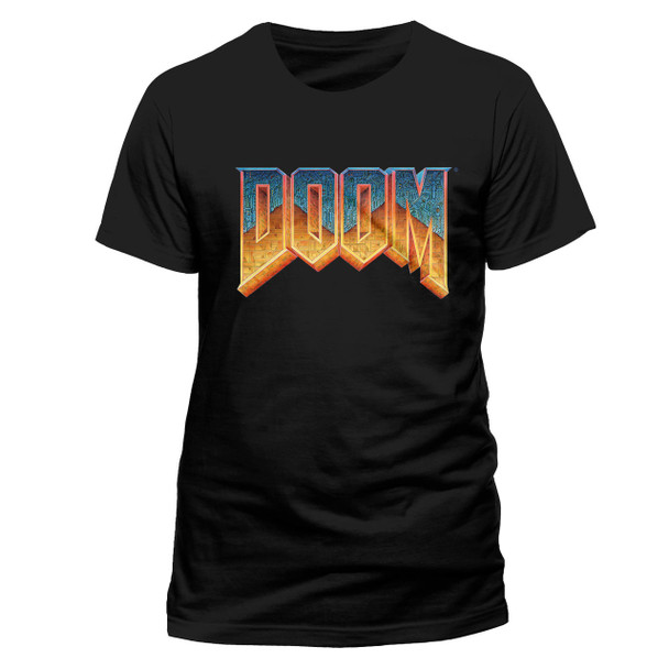 Doom Logo Classic FPS Video Game Official Unisex T-Shirt