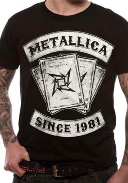 Metallica Dealer Cards Official Unisex T-Shirt