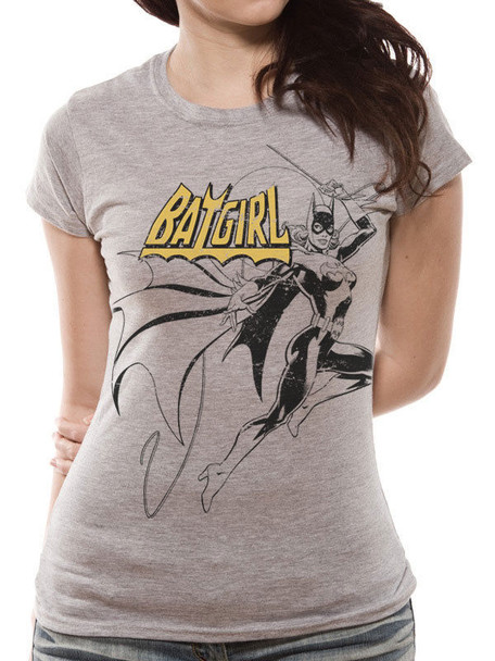 Batgirl Swinging into Action Women's Official T-Shirt