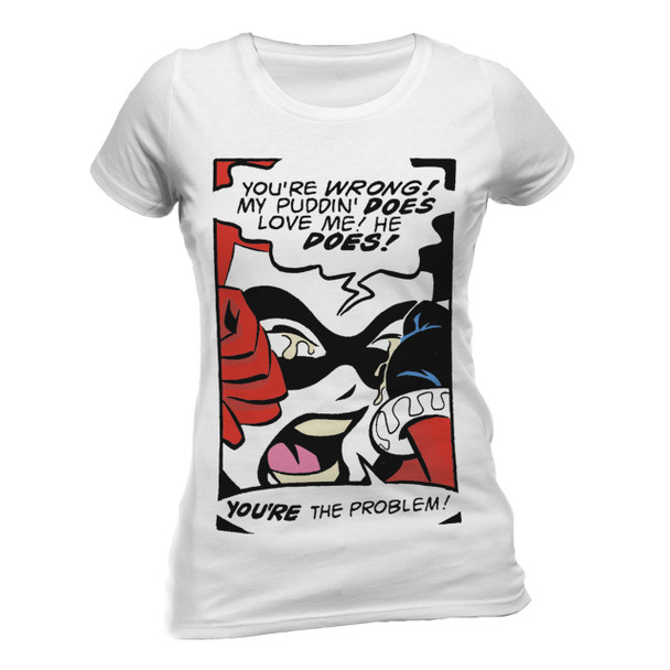 Harley Quinn You're The Problem DC Comics Women's Official T-Shirt