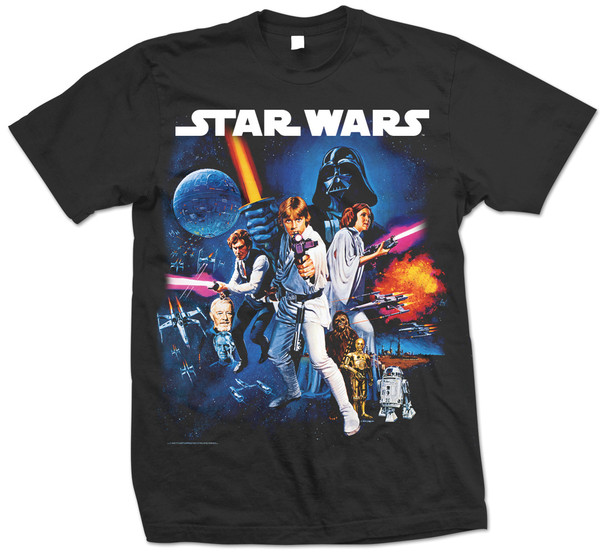 Star Wars A New Hope Montage Official Star Wars Unisex T-Shirt