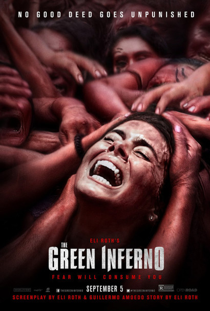 The Green Inferno Rare Withdrawn Original Movie Poster 