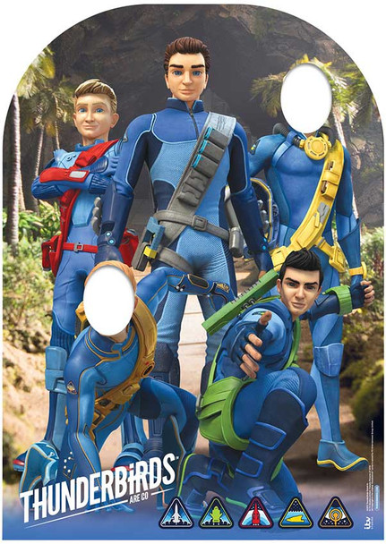 Thunderbirds Are Go Child Size Stand-in Cardboard Cutout 