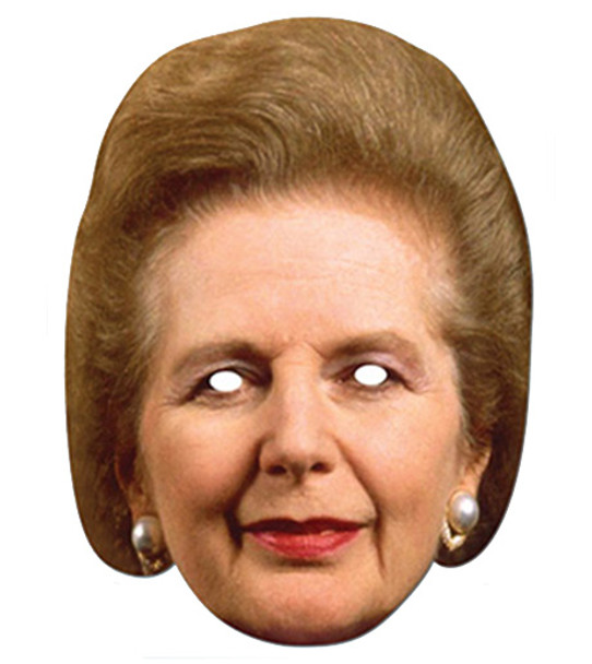 Margaret Thatcher The Iron Lady Card Party Face Mask