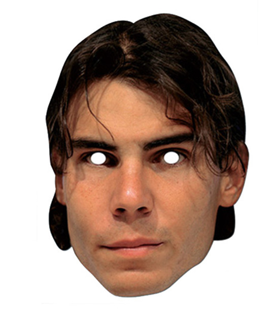 Rafael Nadal Celebrity Card Party Face Mask