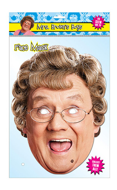 Agnes Brown Official Mrs Brown's Boys Card Party Face Mask