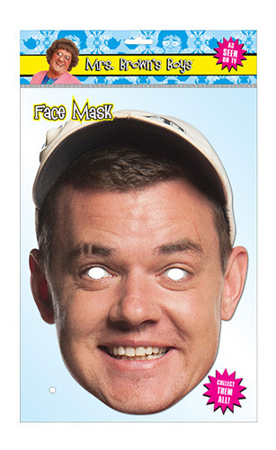Buster Brady Official Mrs Brown's Boys Card Party Face Mask